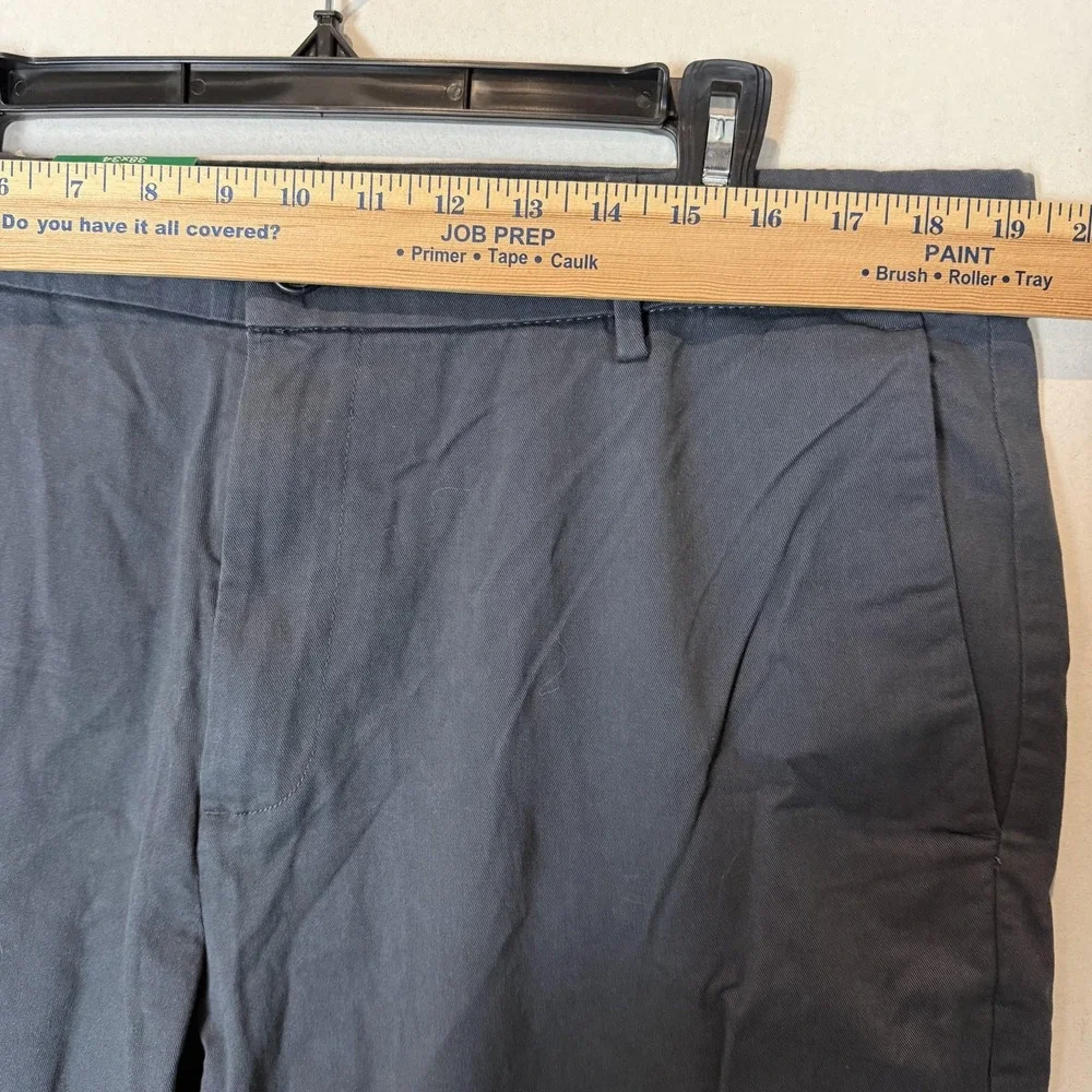 Banana Republic Pants Mens 38x34 Gray Slim Fit‎ Chino Tapered Stretch Casual NWT